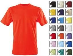 camiseta basica colorida